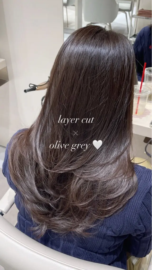 ロング カラー カット ヘアカラー トリートメント k-two top stylist 林原のヘアスタイル