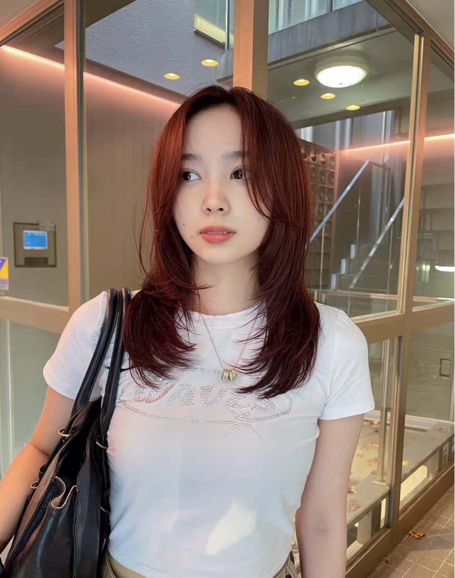 ミディアム Kaede🍁 FILMS 渋谷のヘアスタイル