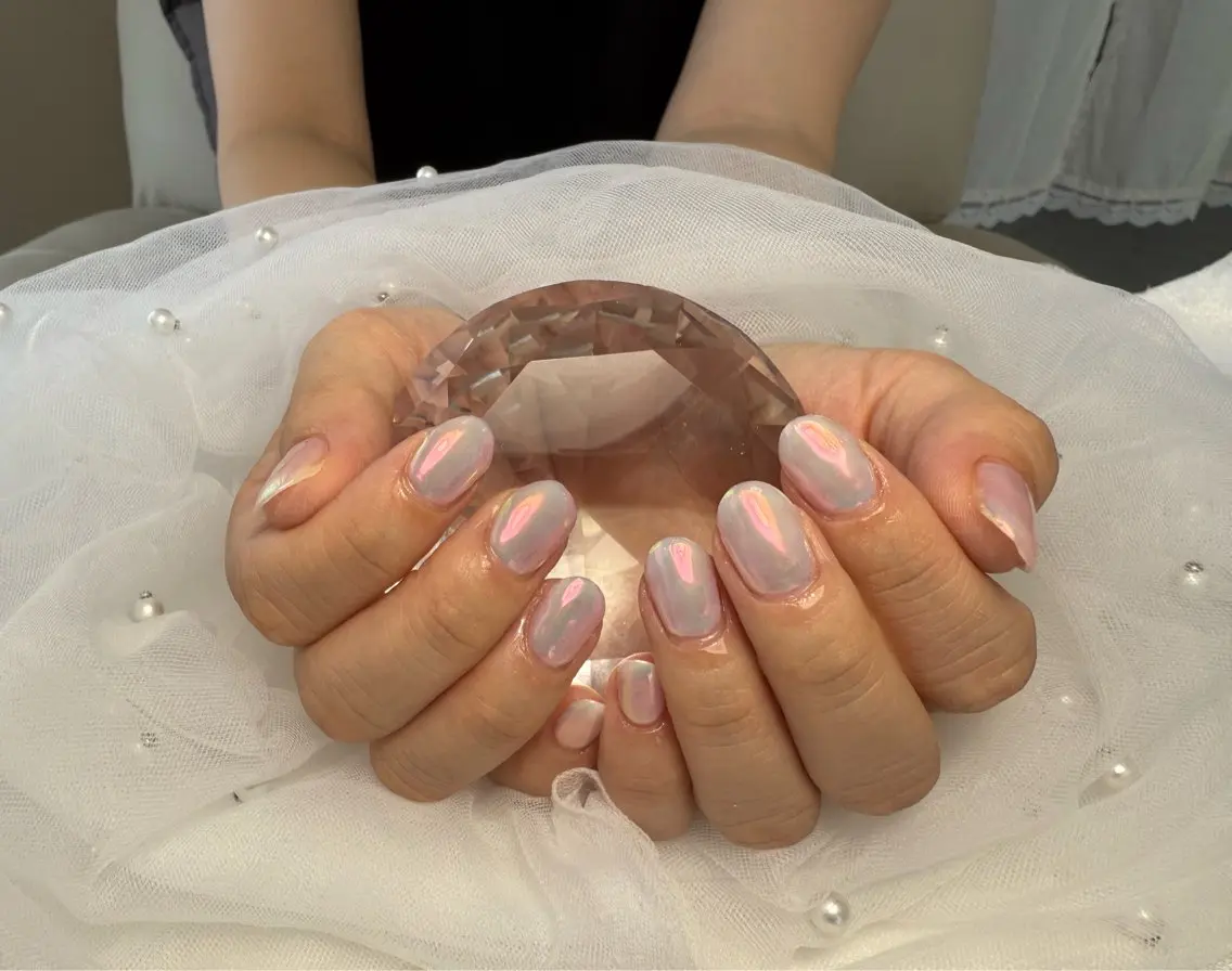 ネイル オーロラネイル ハンドネイル Nail Salon Rinoaのネイルデザイン