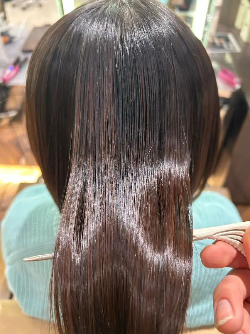 ショート 縮毛矯正 BayShore 🌊amano🐬のヘアスタイル