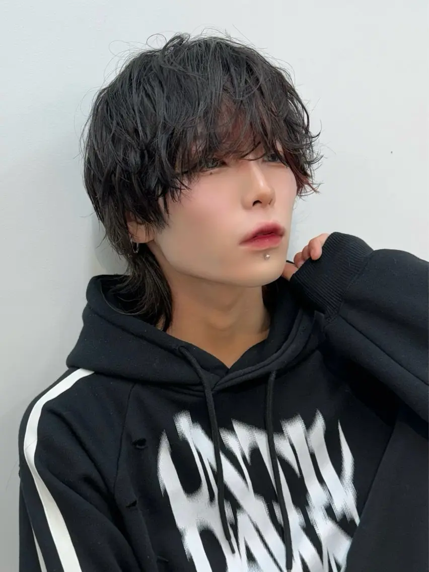 カラー パーマ ヘアアレンジ メンズ 渋谷  中性ヘア あかりのヘアスタイル