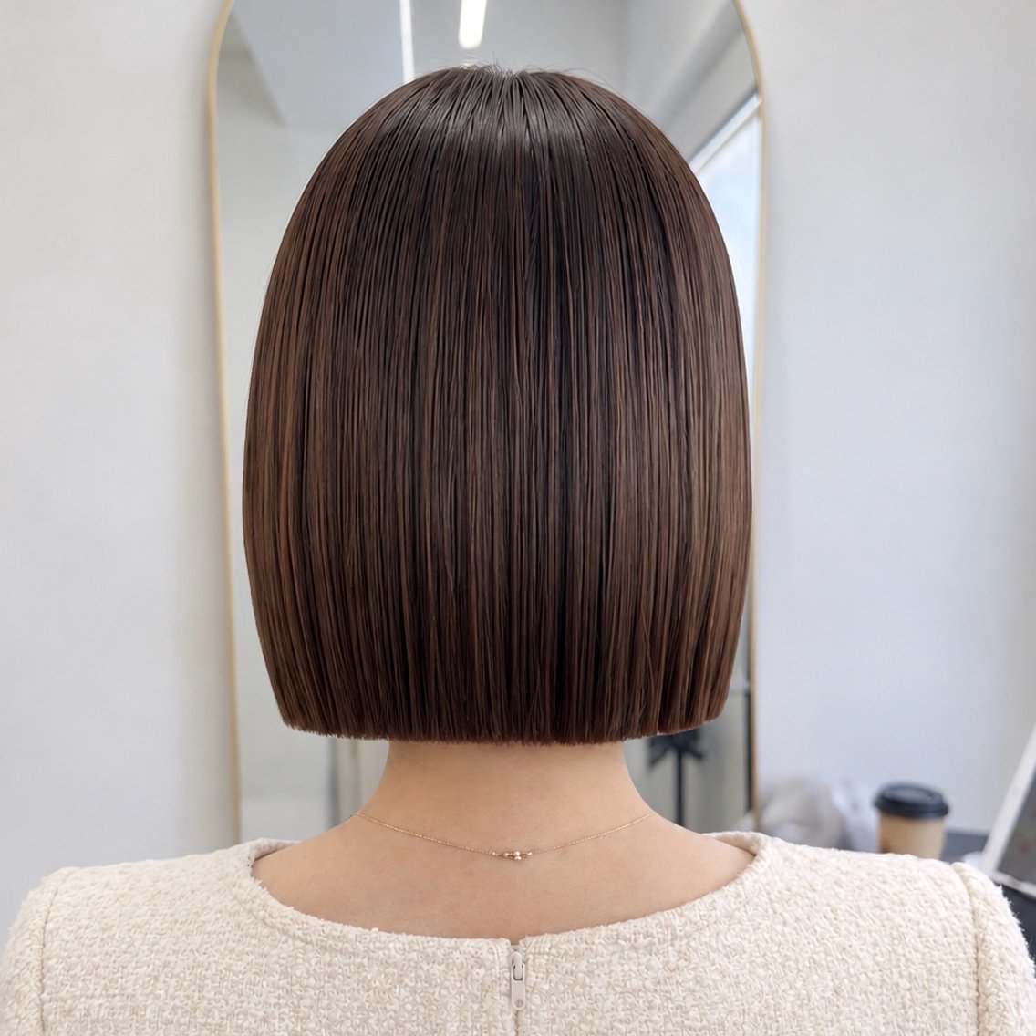 ショート カラー 透明感カラー ボブ mei ボブ ショートボブ特化🤎のヘアスタイル