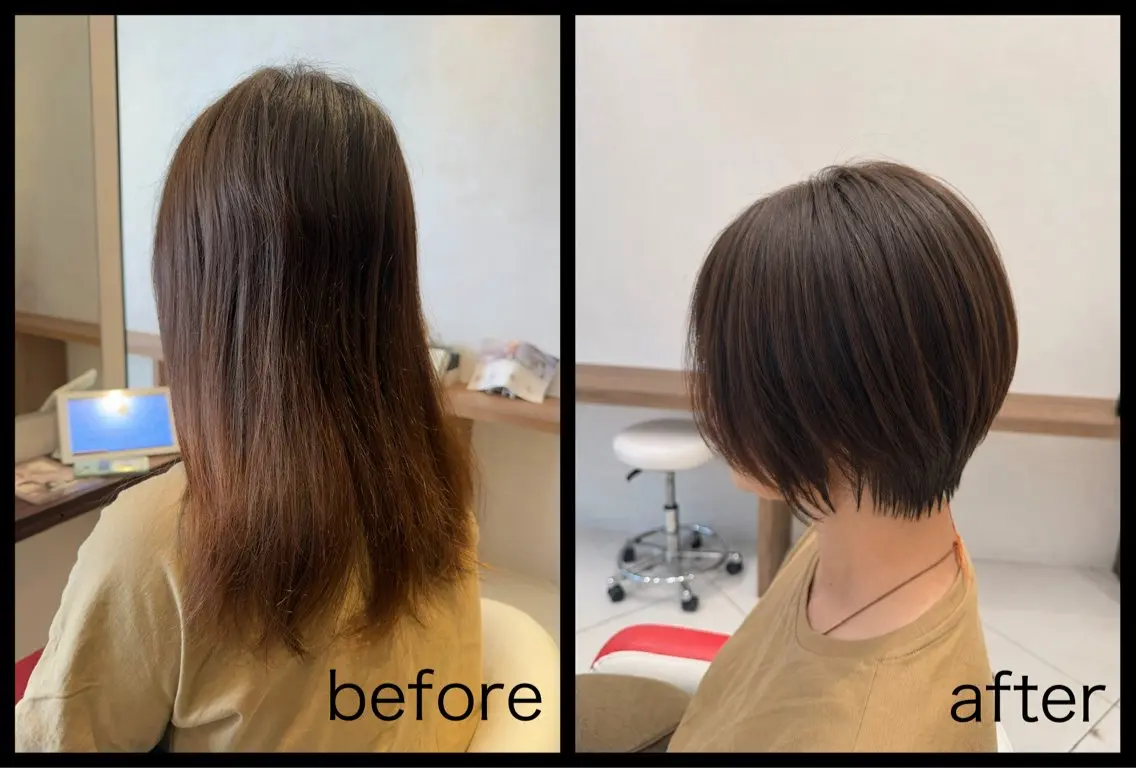 ショート ショートヘア 荒木 郁実のヘアスタイル