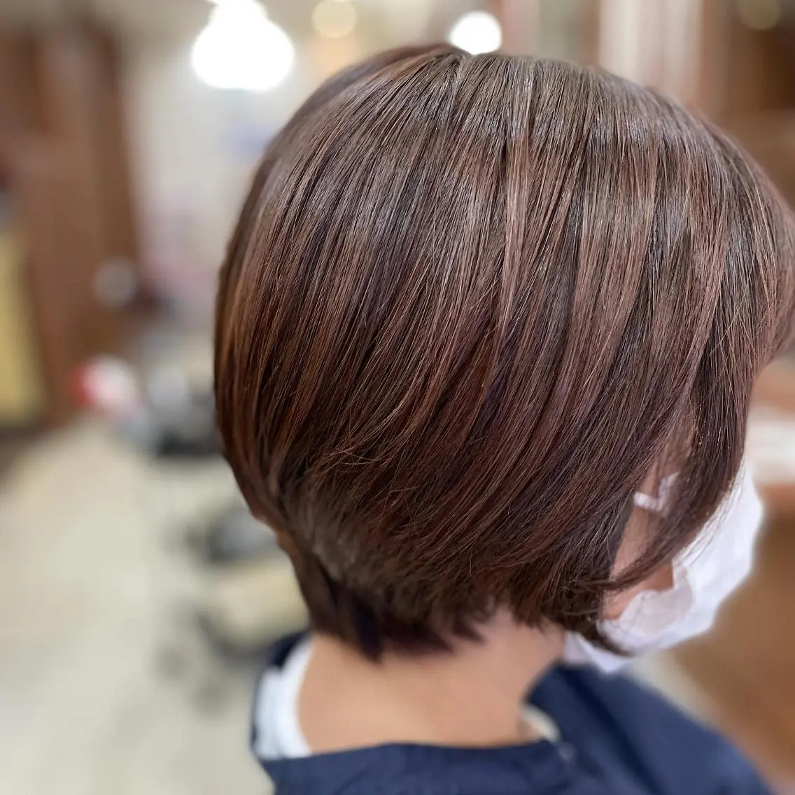 ショート カラー ハイライトカラー インナーカラー ハイライト 髪質改善 縮毛矯正 justbeauty CiNQのヘアスタイル