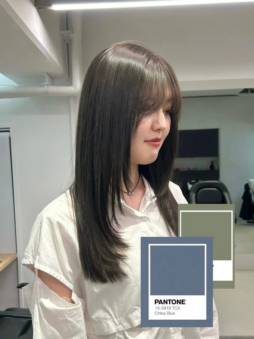 カラー オレンジ ヘアカラー トリートメント lomalia moekaのヘアスタイル