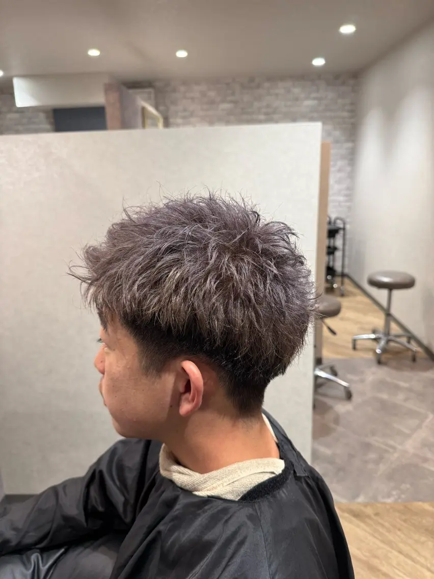 カラー メンズ ヘアカラー 阪急箕面駅 labimani千葉のヘアスタイル