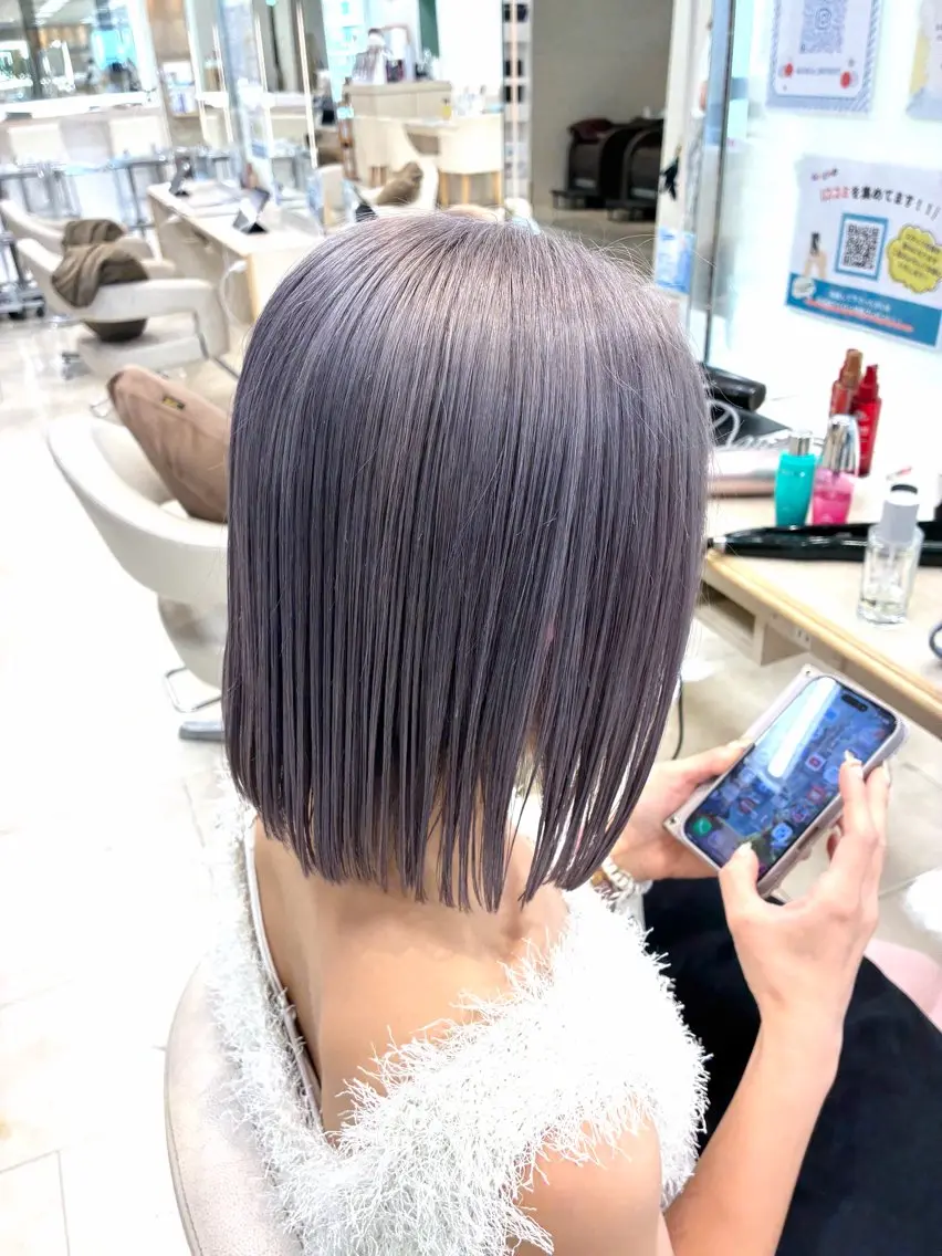 ショート カラー カット ヘアカラー トリートメント 暖色/ブリーチカラー 🎀 M i k uのヘアスタイル