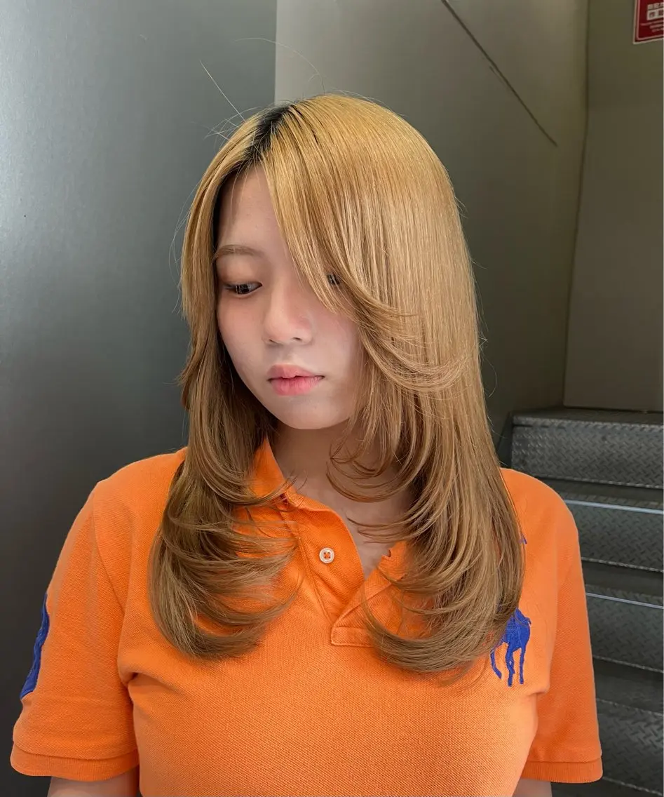 ロング カット ナガノ ナミエのヘアスタイル
