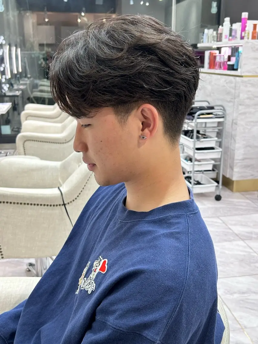 【6月限定価格】メンズカット+ニュアンスパーマ🌱の写真