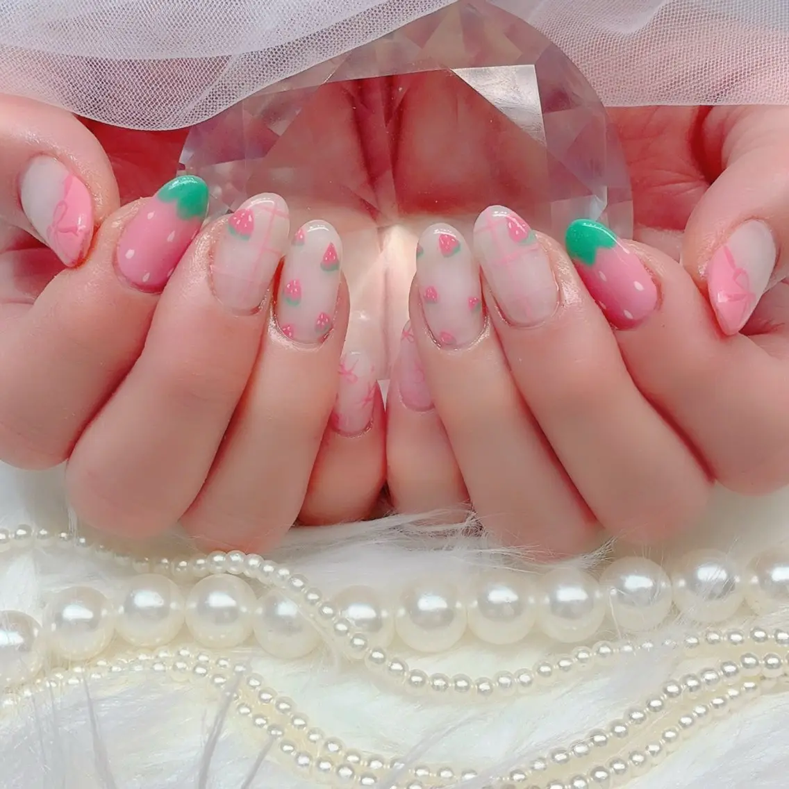 ネイル フットネイル ジェルネイル マグネットネイル 持ち込み パラジェル Nail×Lani 深爪矯正対応◎のネイルデザイン