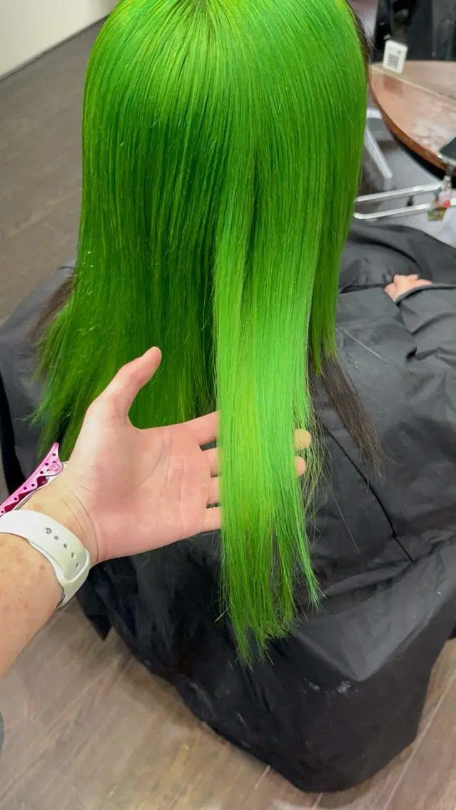 ロング カラー ブリーチ ケアブリーチ デザインカラー ダブルカラー ハイトーンカラー ヘアカラー Lima/ハイトー ン/ブリーチ/心斎橋のヘアスタイル
