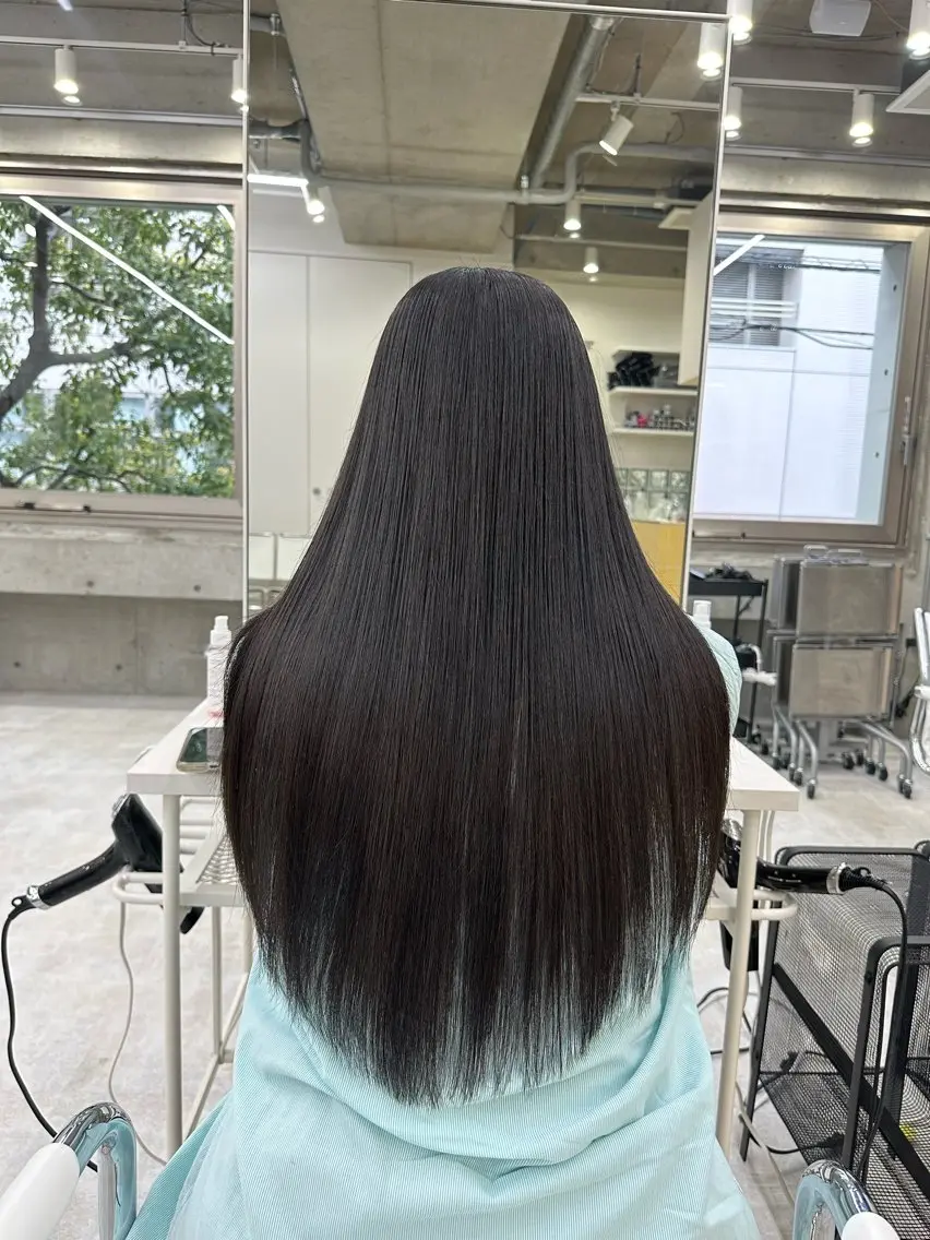 ロング カラー MAI/髪質改善/ 幹細胞トリートメントのヘアスタイル