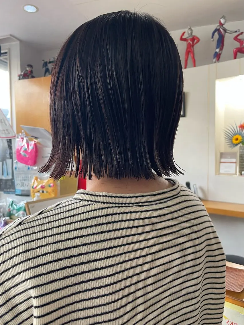 ショート カット 縮毛矯正 トリートメント ヘッドスパ 美容室ARKS 黒田杏奈のヘアスタイル