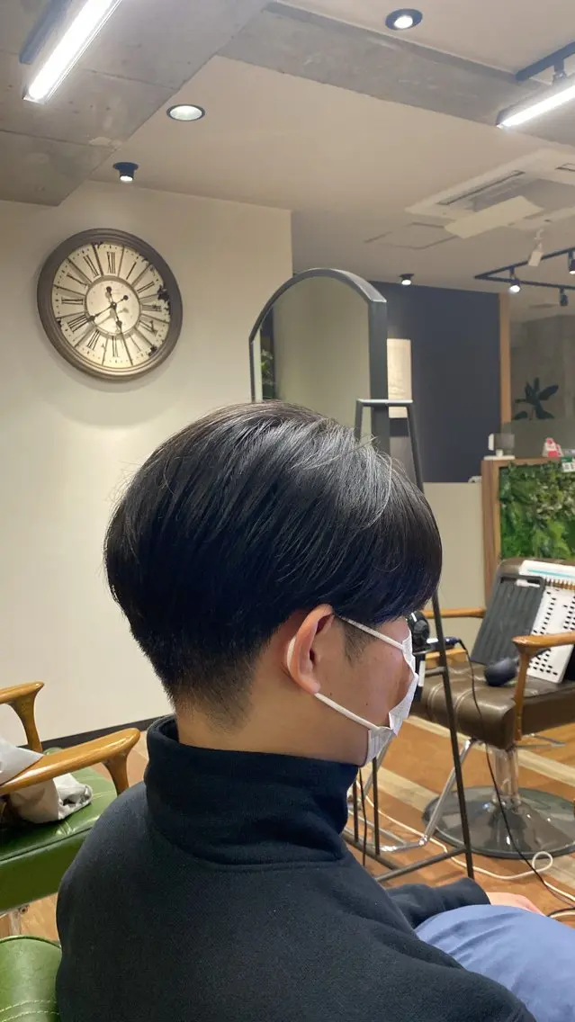 メンズ 刈り上げ カット ヘッドスパ 山﨑 優真のヘアスタイル