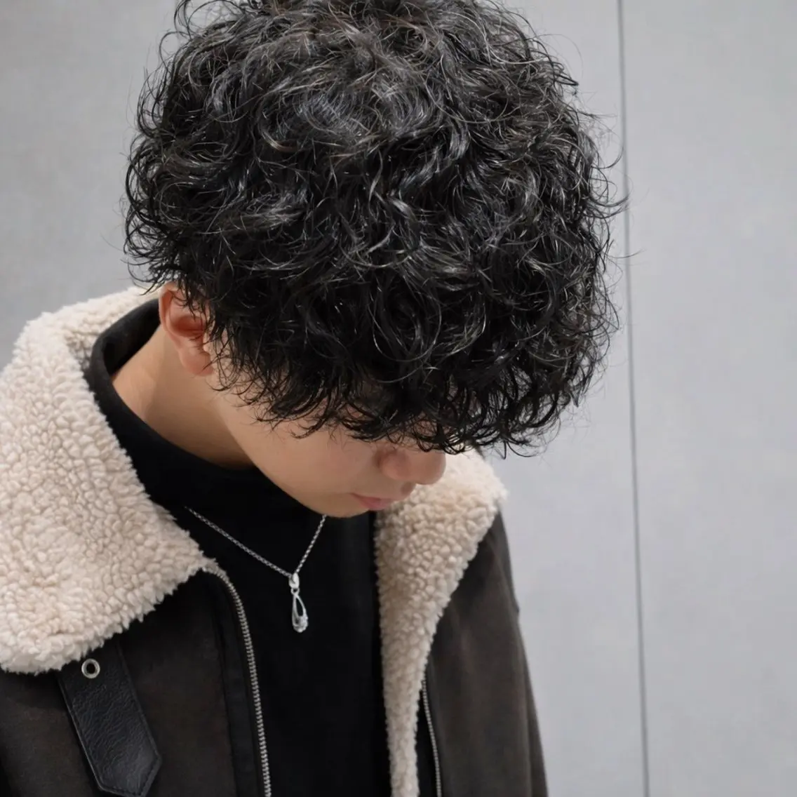 【学生限定のメンズパーマ+トリートメント】ツイストスパイラルパーマ #ツイストパーマ #メンズカット#ミニモ学割の写真