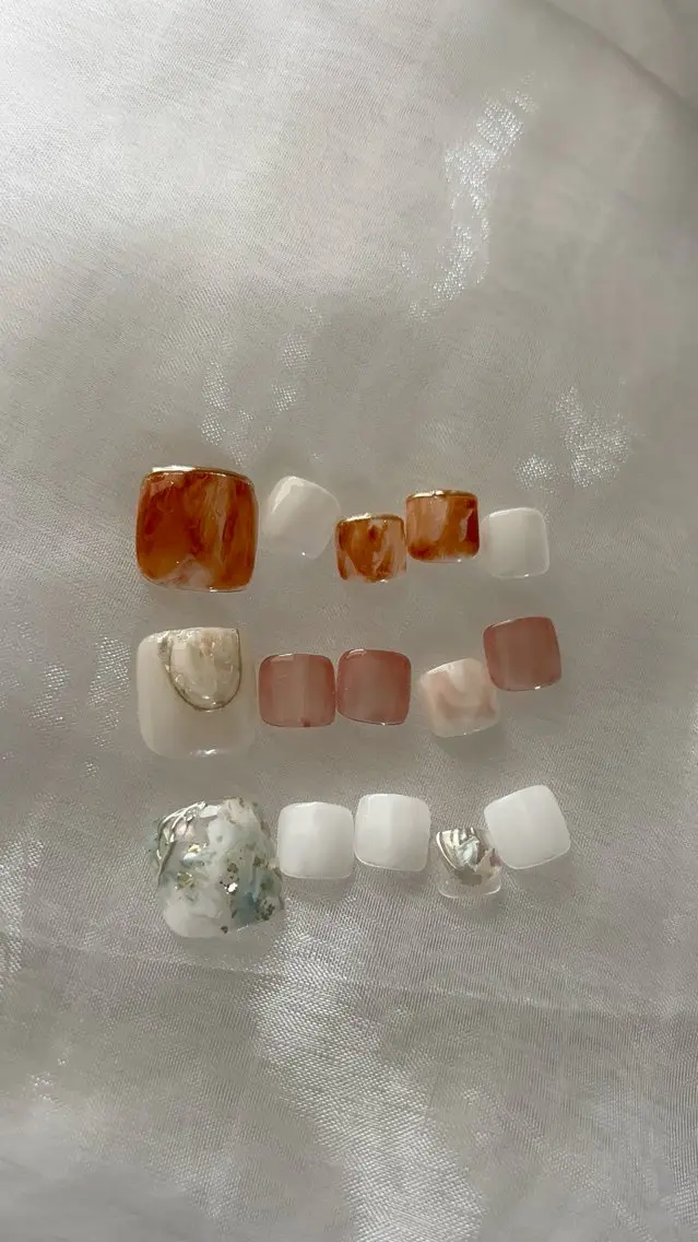 ネイル フットネイル nailsalon esのネイルデザイン