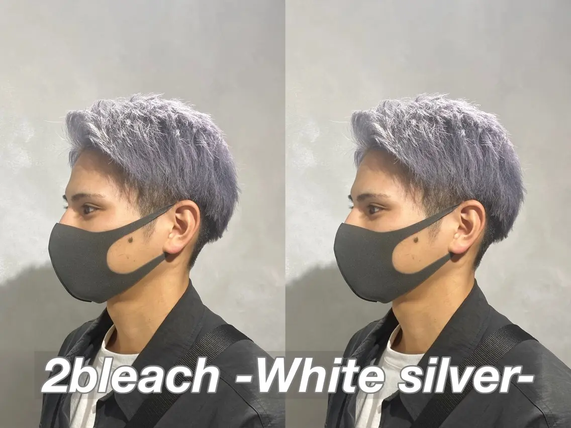 ショート カラー メンズ メンズブリーチ ブリーチ ラベンダーカラー カット ヘアカラー トリートメント 髪質改善/縮毛矯正 レイヤー/松川匠のヘアスタイル