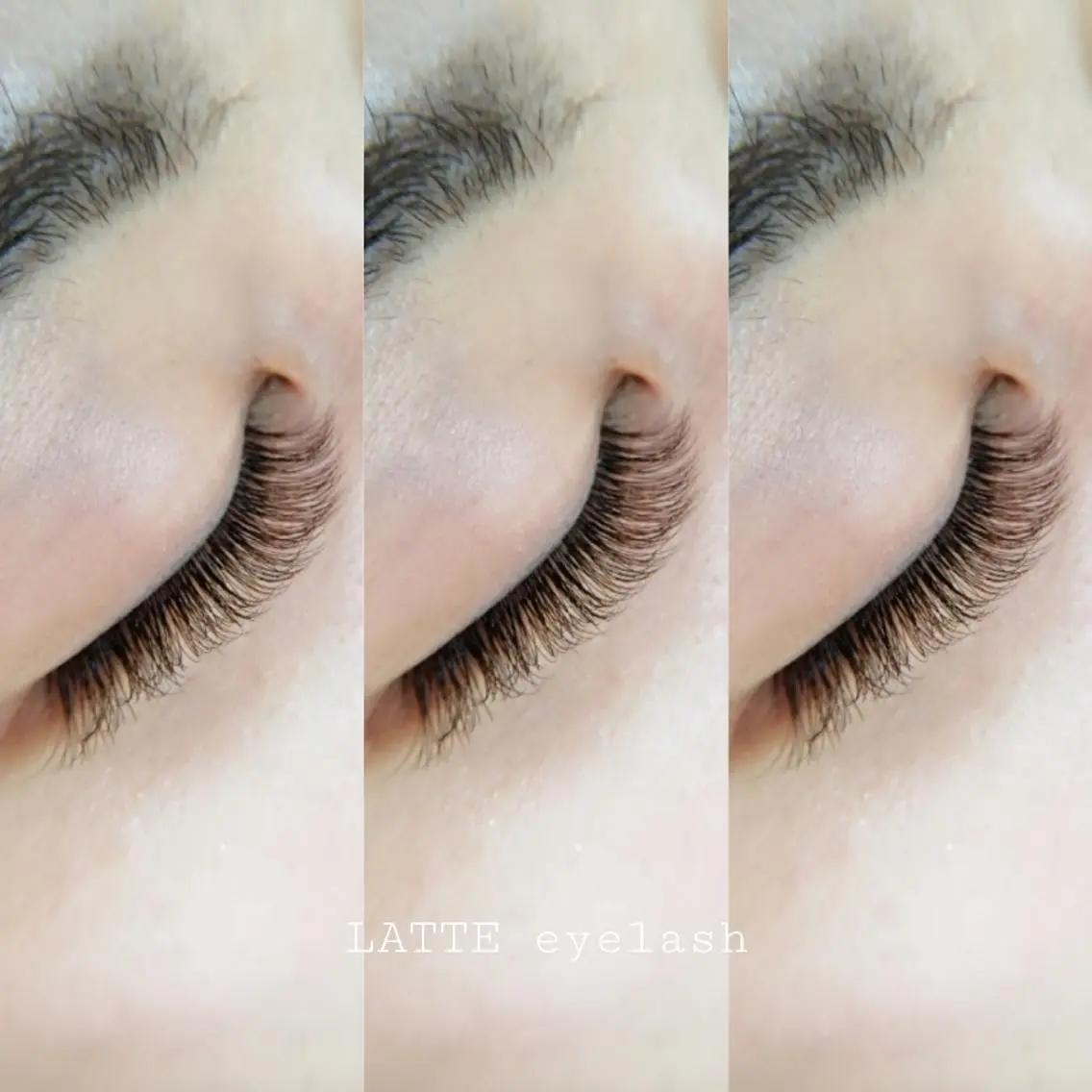 マツエク・マツパ ボリュームラッシュ LATTE eyelashのマツエク・マツパデザイン