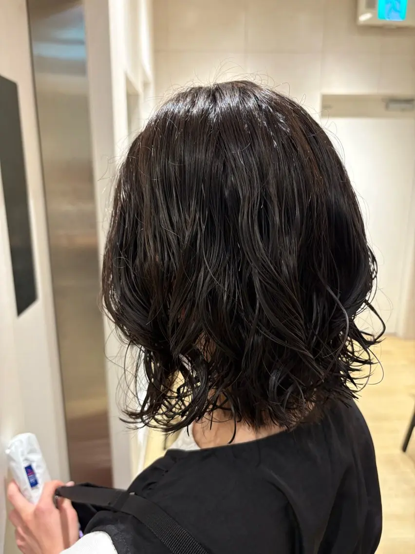 パーマ パーマ ニワ サクラコのヘアスタイル