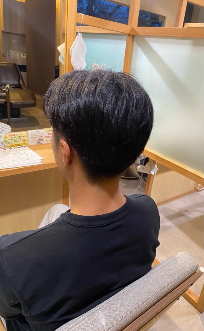 【🫧6月限定特別価格🫧】カット✂️＋ダウンパーマ（襟orサイド）の写真