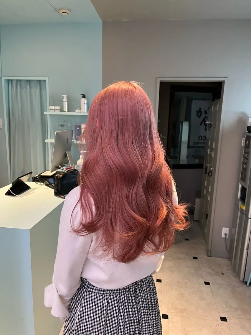 ロング カラー ヘアカラー トリートメント ブリーチカラー 🩵MIZUKIのヘアスタイル