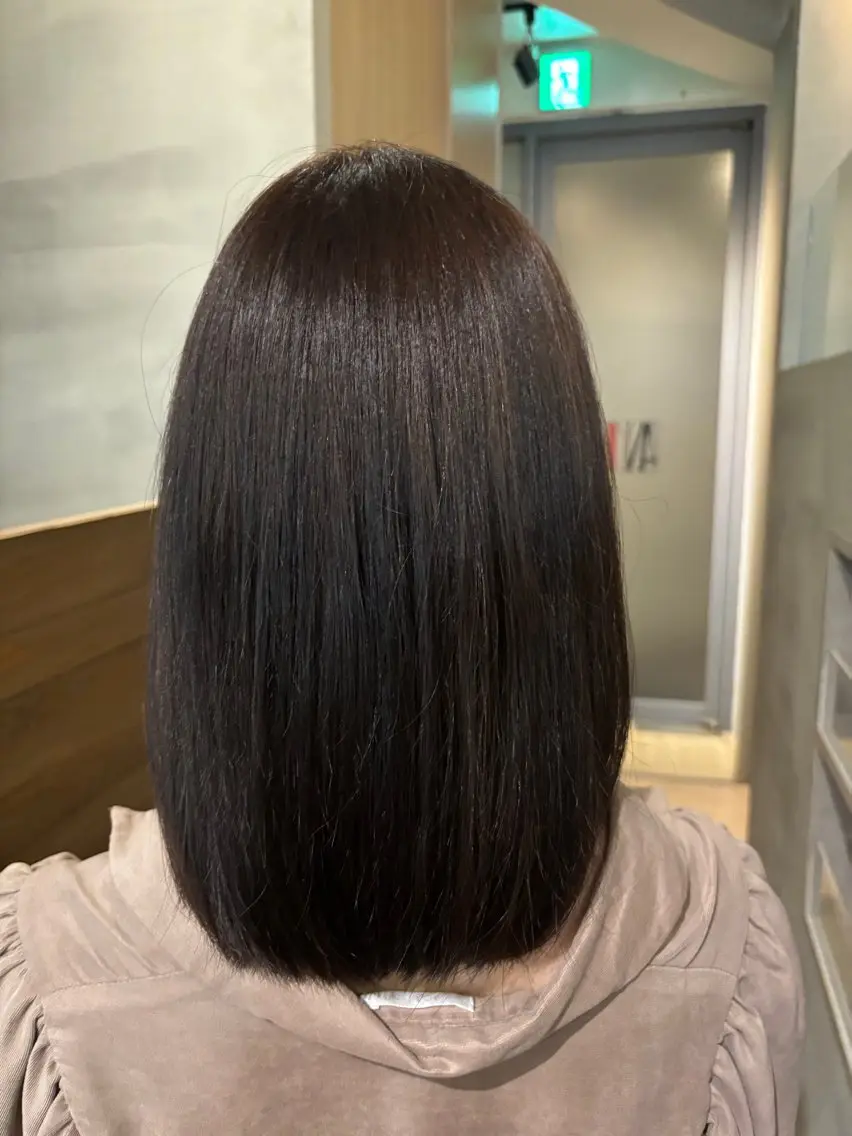 ミディアム カラー ヘアカラー ANTI KANADEのヘアスタイル