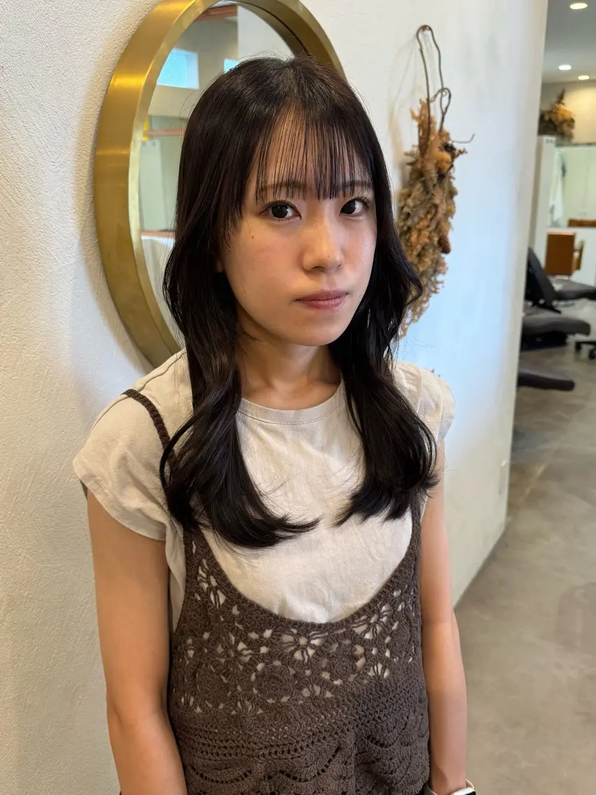 ロング カラー レイヤーカット カット ヘアカラー kako /透明感カラー🤍のヘアスタイル