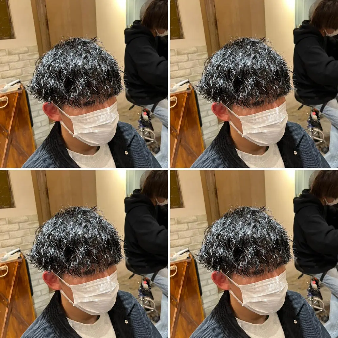 パーマ メンズ カット パーマ トリートメント ヘアセット メンズパーマ特化 望月謙二郎のヘアスタイル