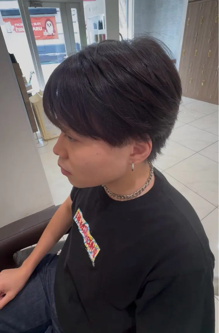 ショート パーマ メンズ 縮毛矯正 カット 縮毛矯正 メンズパーマ特化/ メッシュ/薫/店長のヘアスタイル