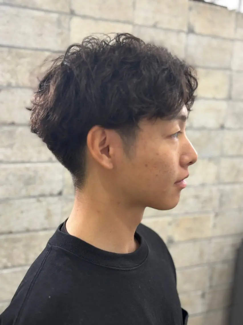 パーマ メンズ メンズパーマ カット パーマ 【メンズカット】 澤下瑛一のヘアスタイル