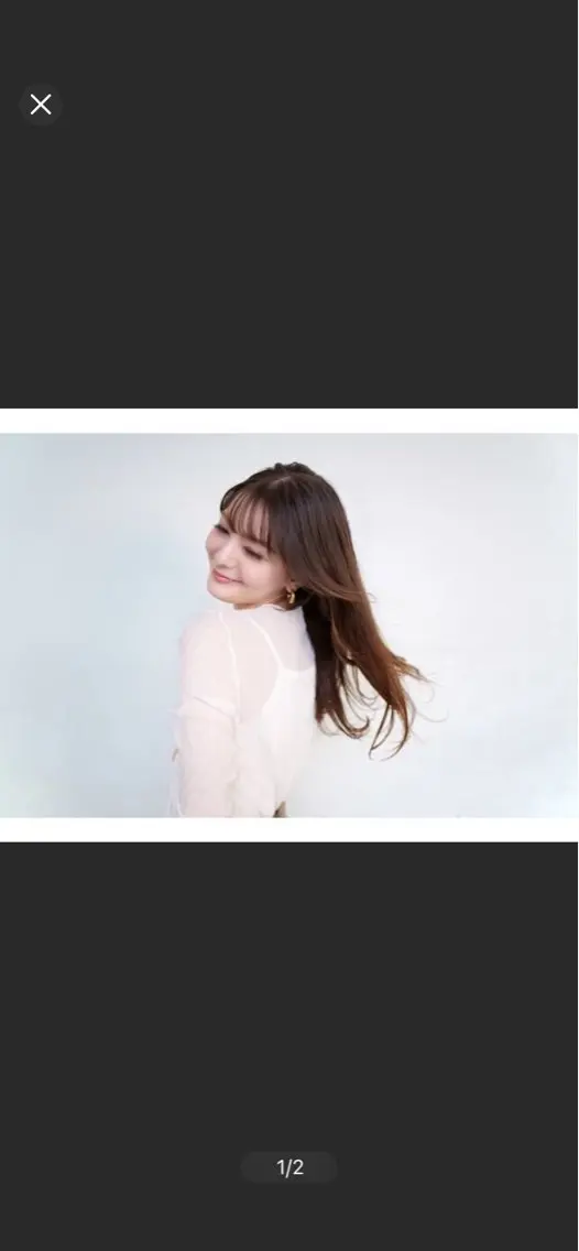 ロング 似合わせカット 森川 紗菜のヘアスタイル