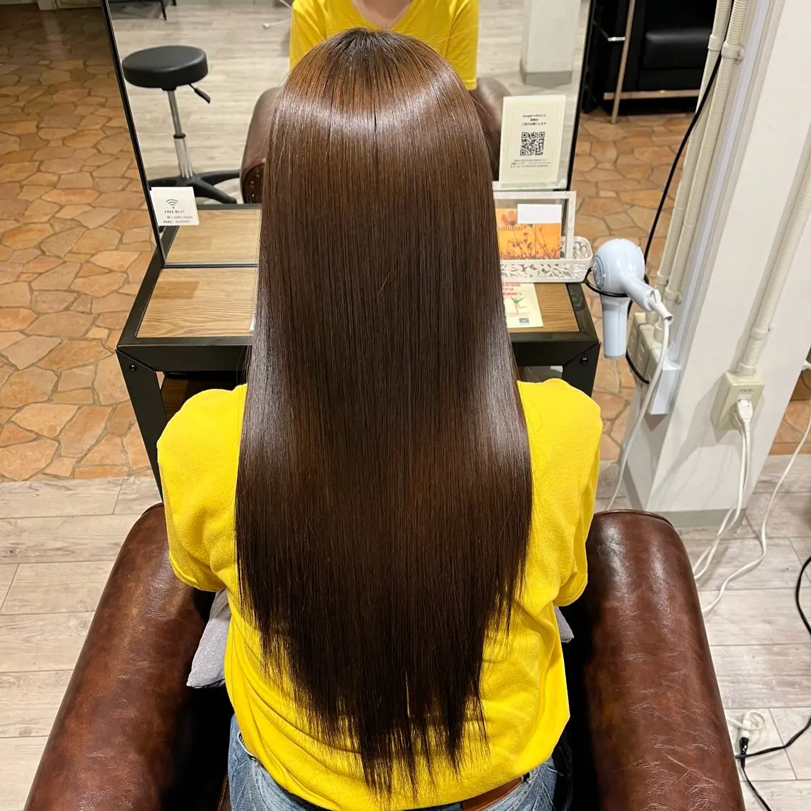 ロング カット 縮毛矯正 クセ/うねり改善/ 縮毛矯正🫧ゆりのヘアスタイル