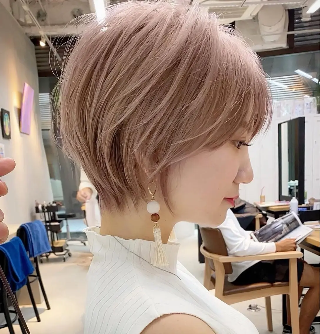 ショートカット🤍の写真