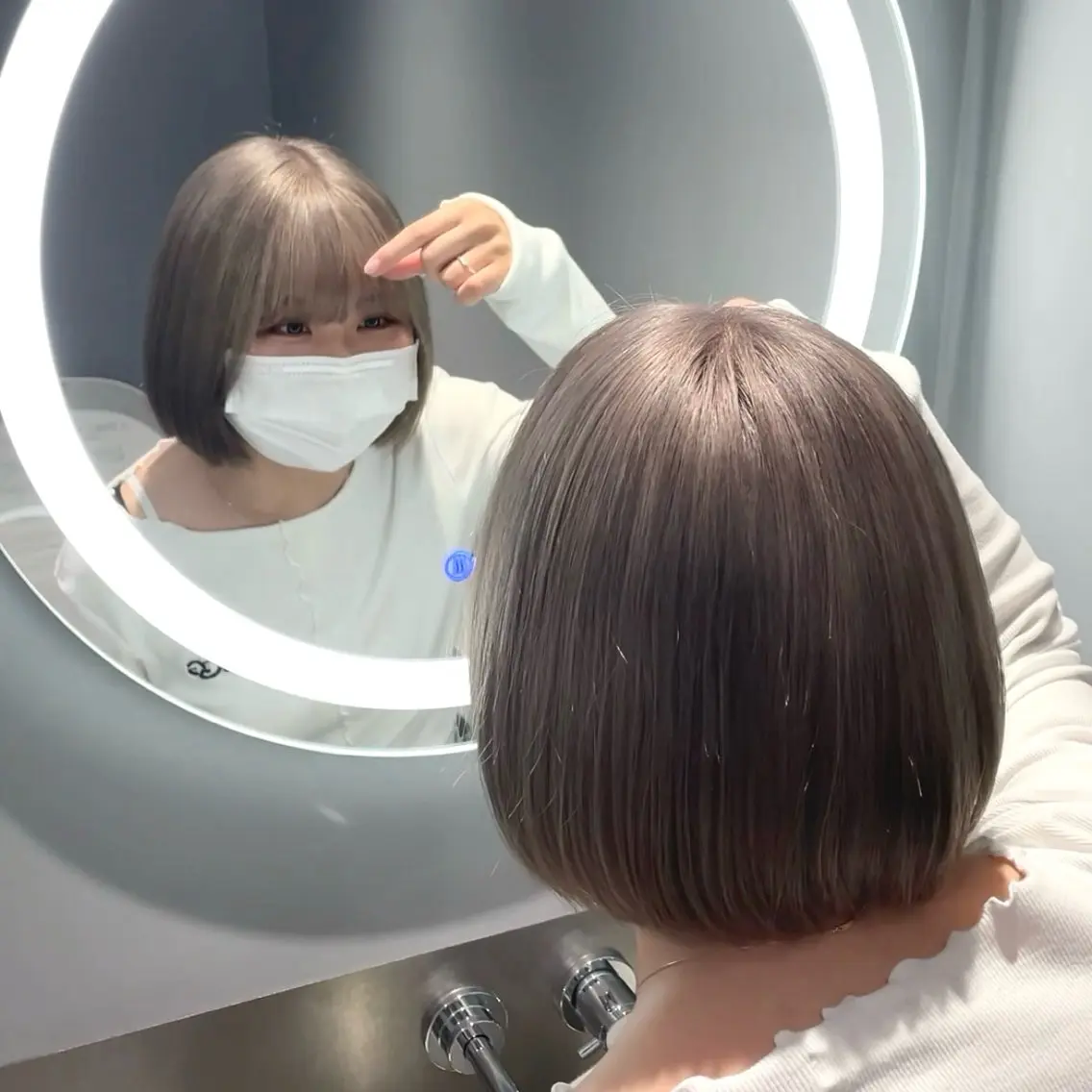 ショート ボブ 菜々🦖新宿 men's特化のヘアスタイル