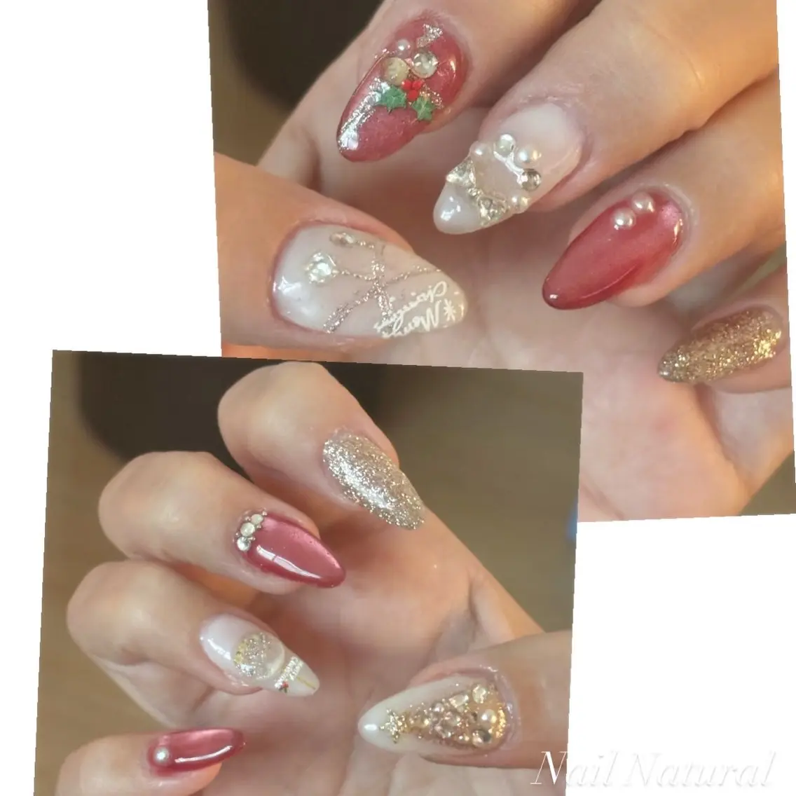 ネイル フラッシュネイル フットネイル フレンチネイル ジェルネイル ガラスフレンチ ハンドネイル Nail salon Natulalのネイルデザイン