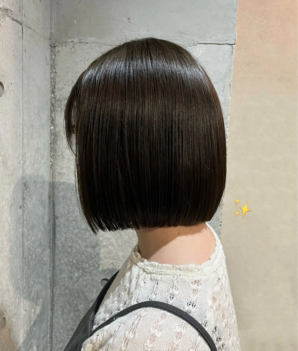 ショート ボブ 菅野 紗弥のヘアスタイル