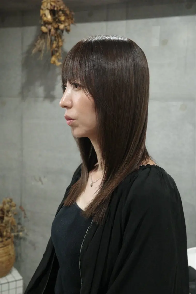 カラー manami/艶髪 /くすみカラーのヘアスタイル