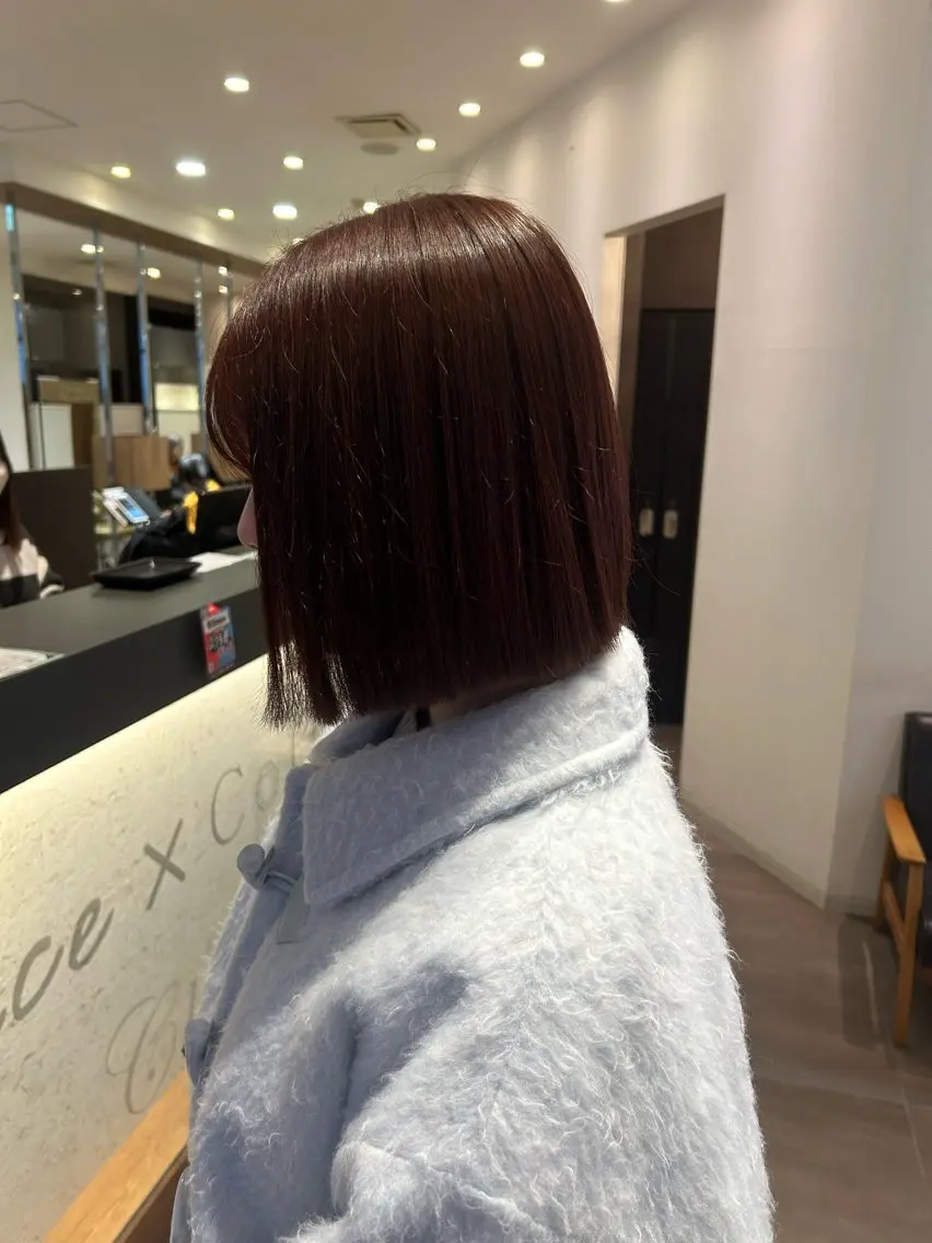 ミディアム 岩岡 つなみのヘアスタイル