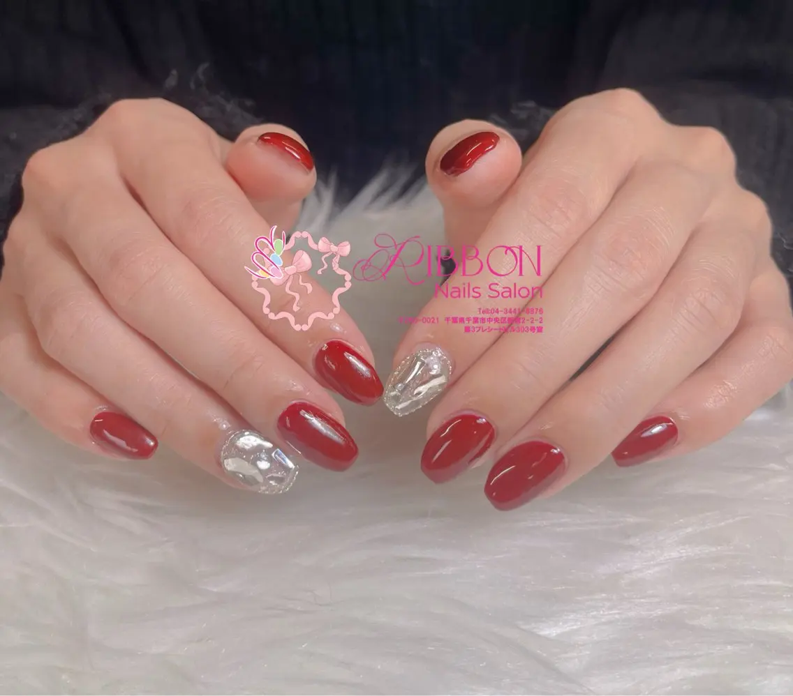 ネイル チークネイル フットネイル フレンチネイル グラデーション 韓国ネイル ハンドネイル Ribbonnail salonのネイルデザイン