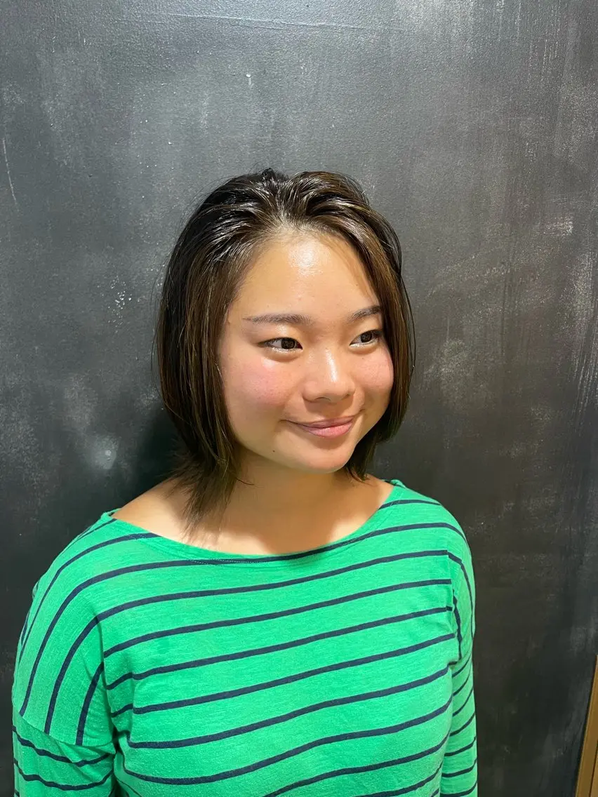 ミディアム カラー 🌚モデル募集60% off:Fuka🌝のヘアスタイル
