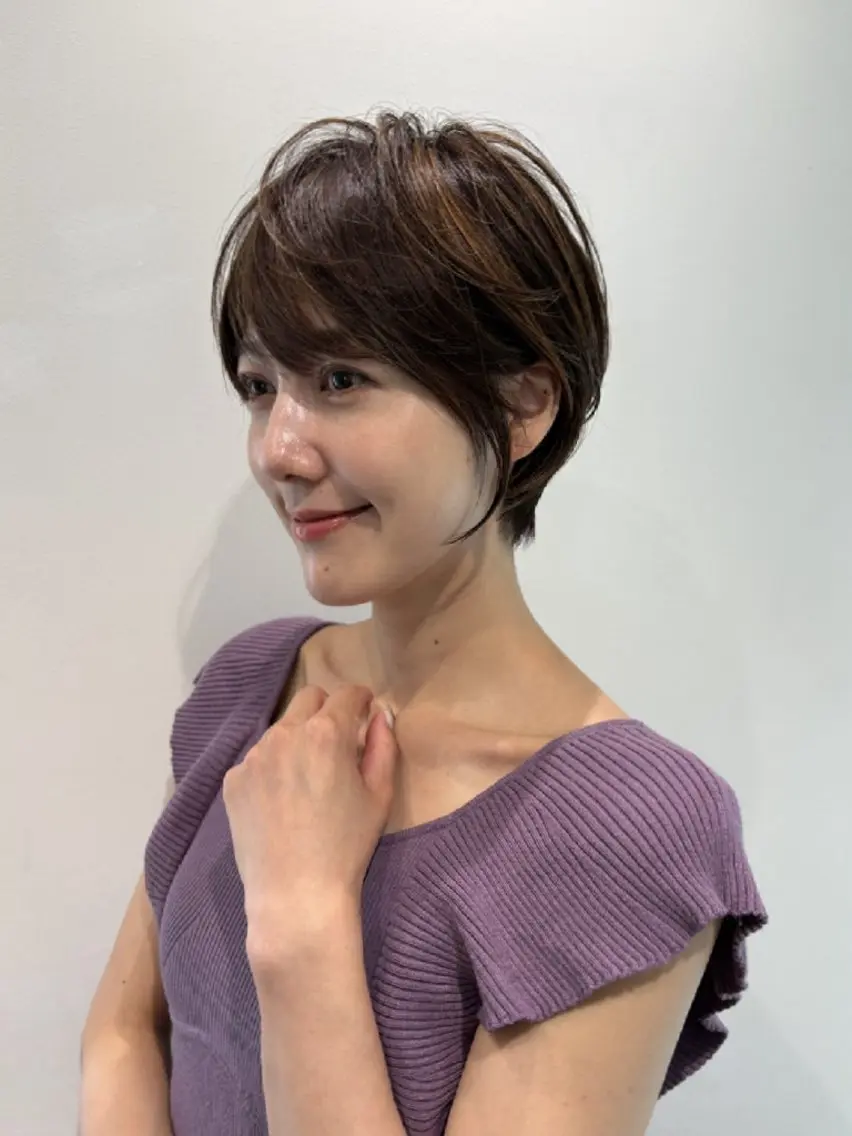 ショート 大人ショート特化 ✄山嵜菜織のヘアスタイル
