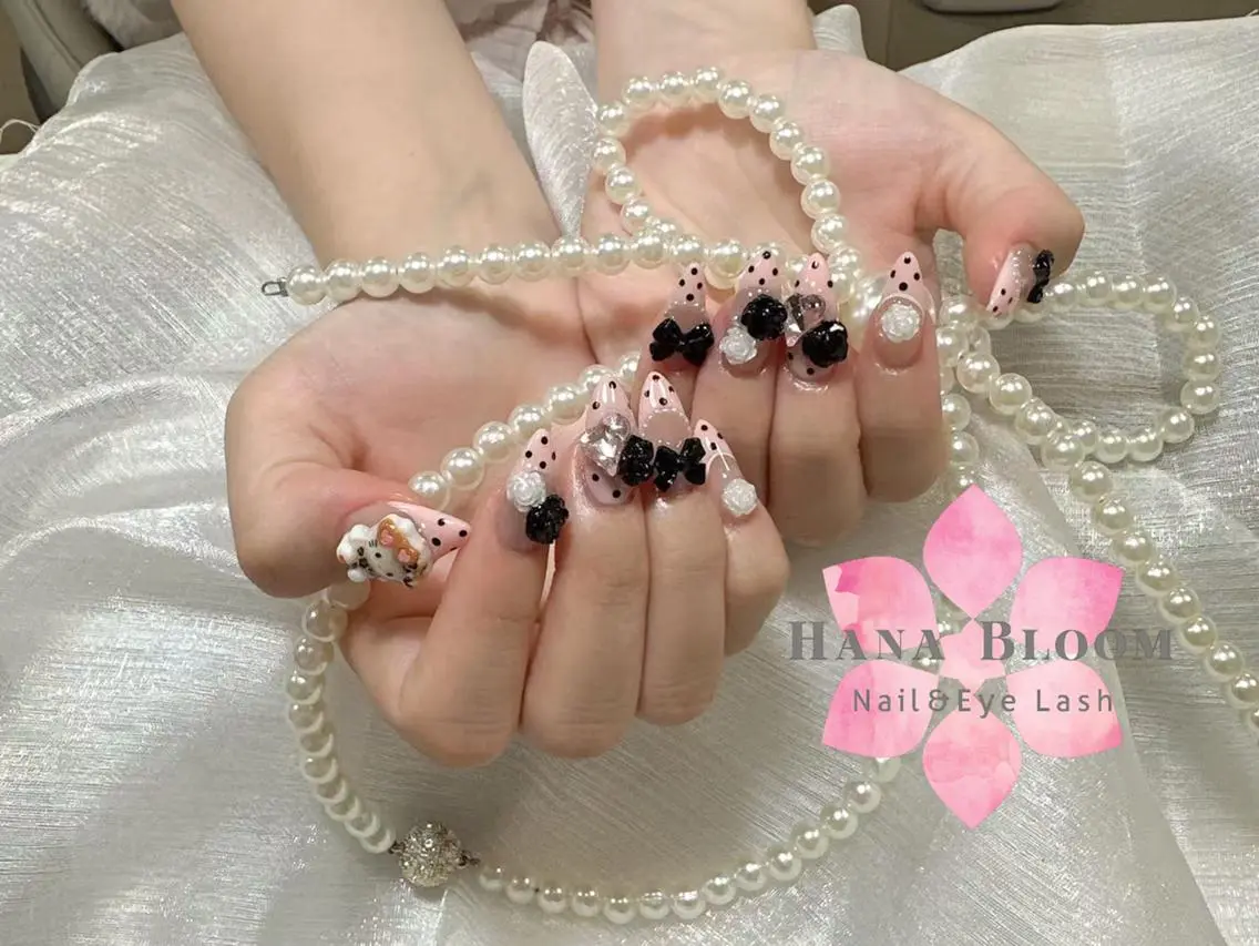 ネイル 長さ出し フットネイル 韓国ネイル マグネットネイル 持ち込み ハンドネイル ハンドケア Hana Bloom Nail💗YUIのネイルデザイン