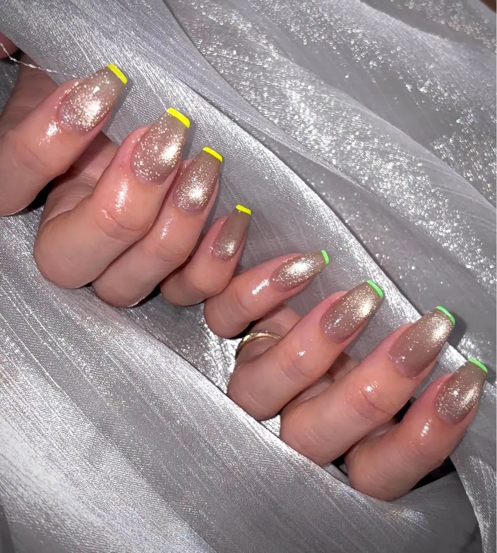 ネイル フレンチネイル マグネットネイル ハンドネイル nail salon ciel&saintのネイルデザイン