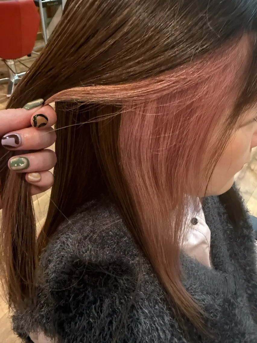 カラー ヘアカラー トリートメント タガミ リンカのヘアスタイル