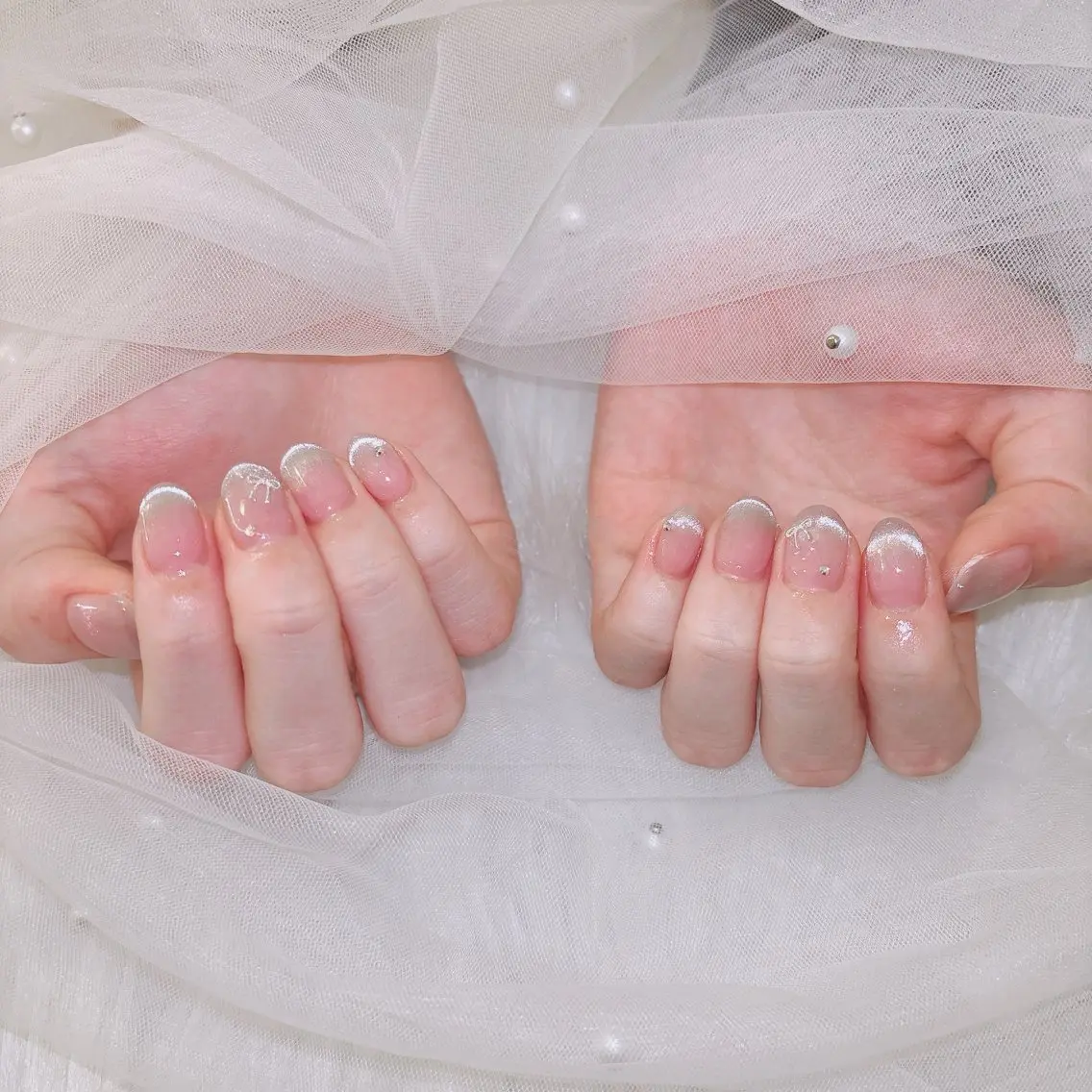 ネイル フレンチネイル シンプルネイル ワンホンネイル ハンドネイル 中野駅徒歩5分💅 ラクロレのネイルデザイン