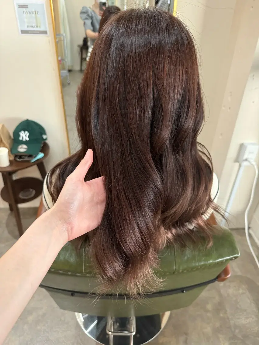 セミロング カラー ブラウンカラー 🌷MAYU 🌷のヘアスタイル