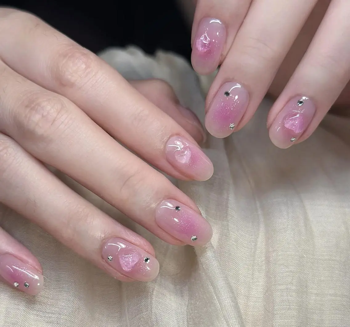 ネイル ハンドネイル ハンドケア 🍑 momo_nailのネイルデザイン