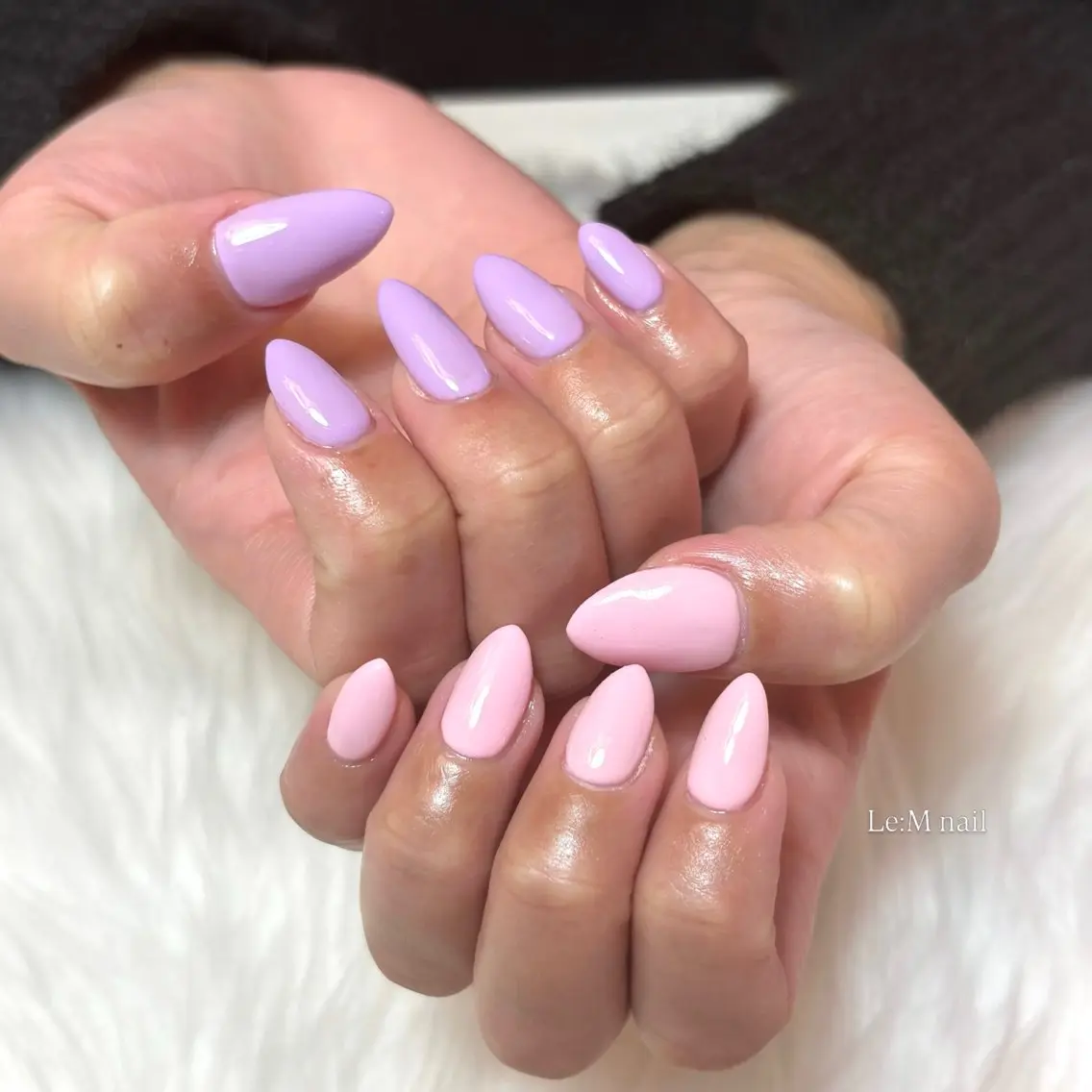 ネイル パステルネイル 春ネイル ハンドネイル Le:M nail Mikuのネイルデザイン