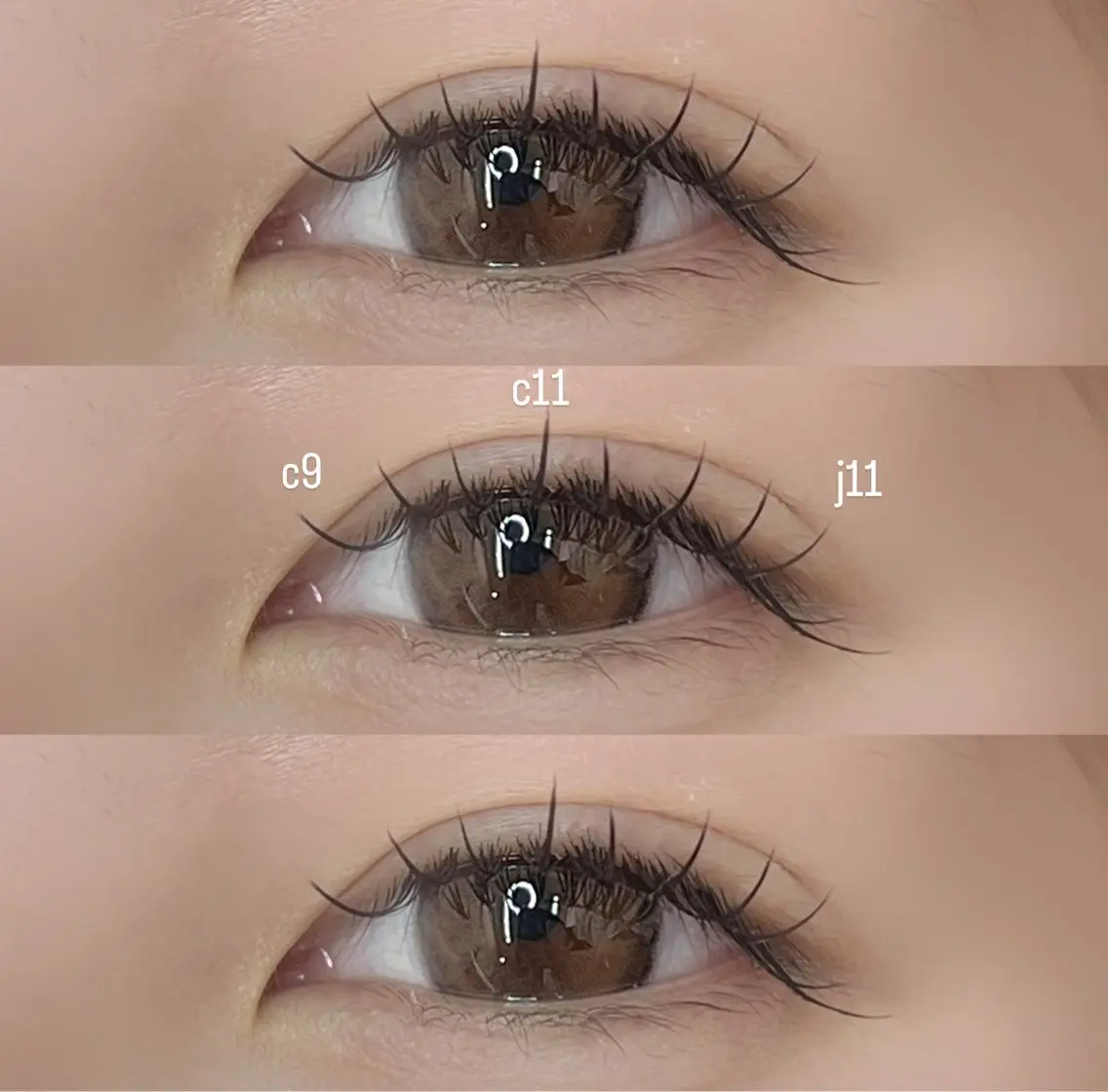 マツエク・マツパ Cカール LASHBaby NAOMIのマツエク・マツパデザイン