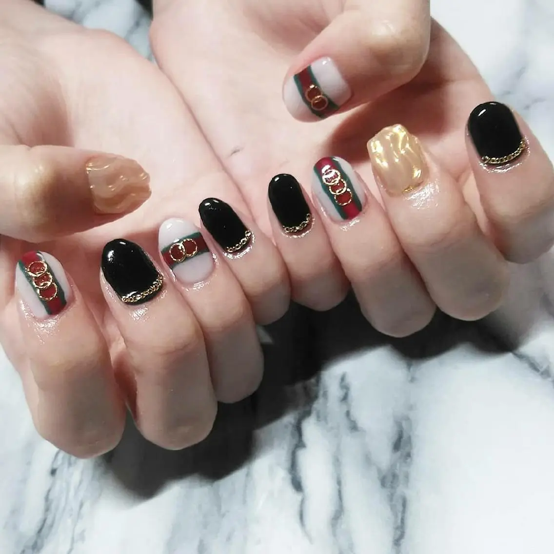 ネイル ハンドネイル ハンドケア lylynail YUUKAのネイルデザイン